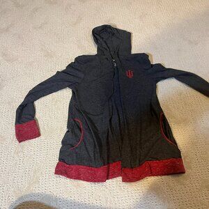 INDIANA UNIVERSITY IU HOOSIERS HOODIE ADULT MEDIUM
